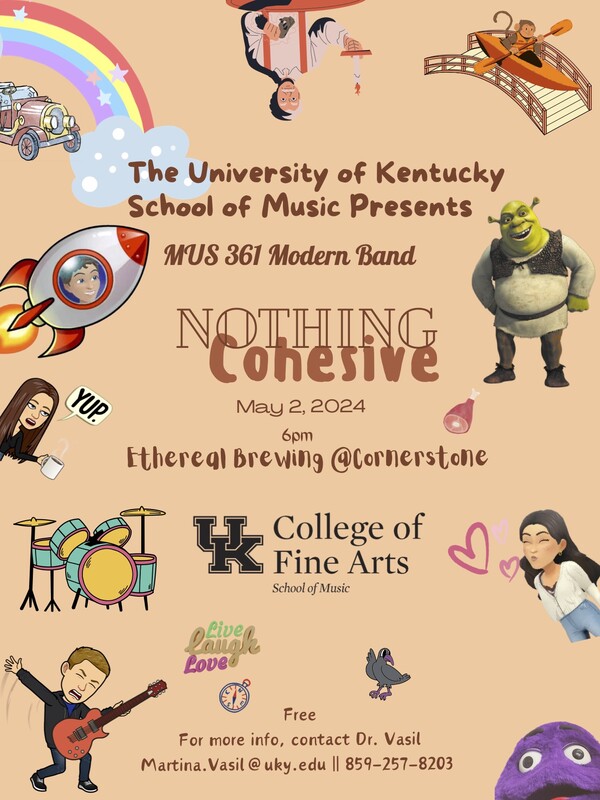 Poster for Nothing Cohesive Band Concert