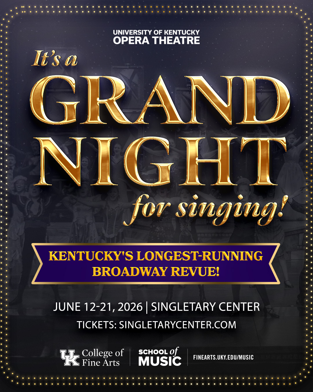 Grand Night graphic with date and ticket info