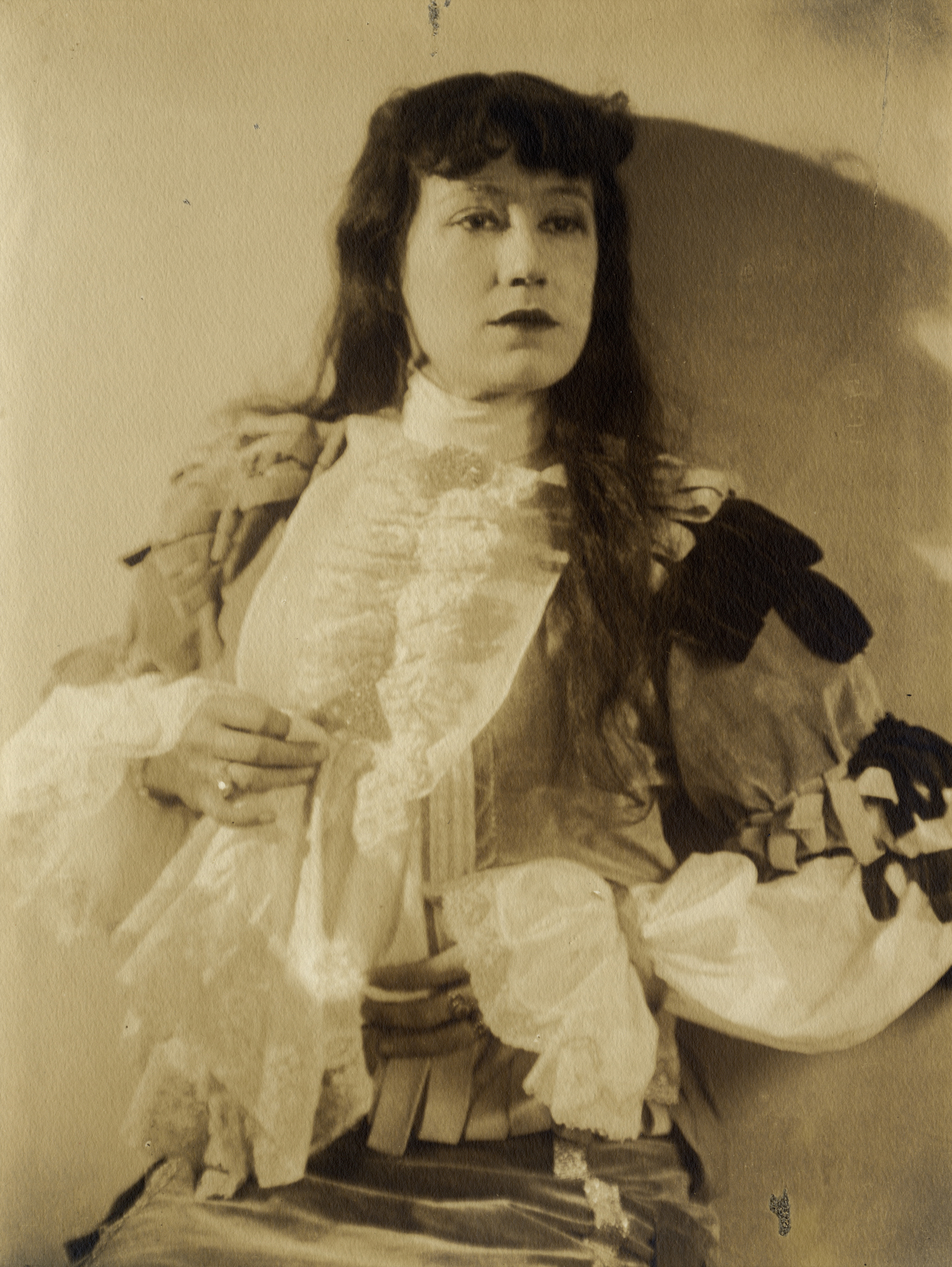 Doris Ulmann, Angna Enters, circa 1931, gelatin silver print. Collection of the UK Art Museum, purchase: The Robert C. May Photography Fund. 