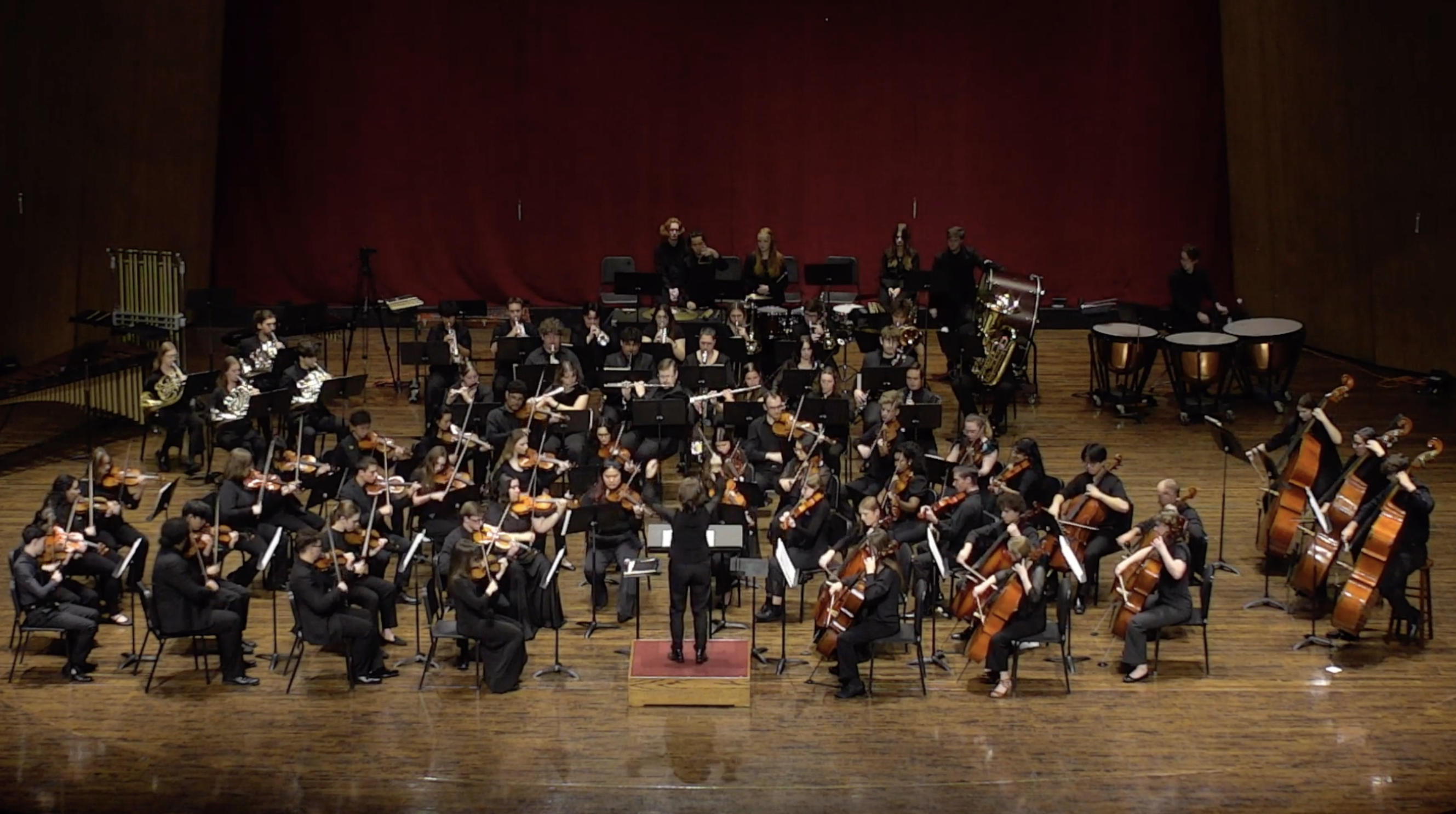 philharmonia musicians on stage