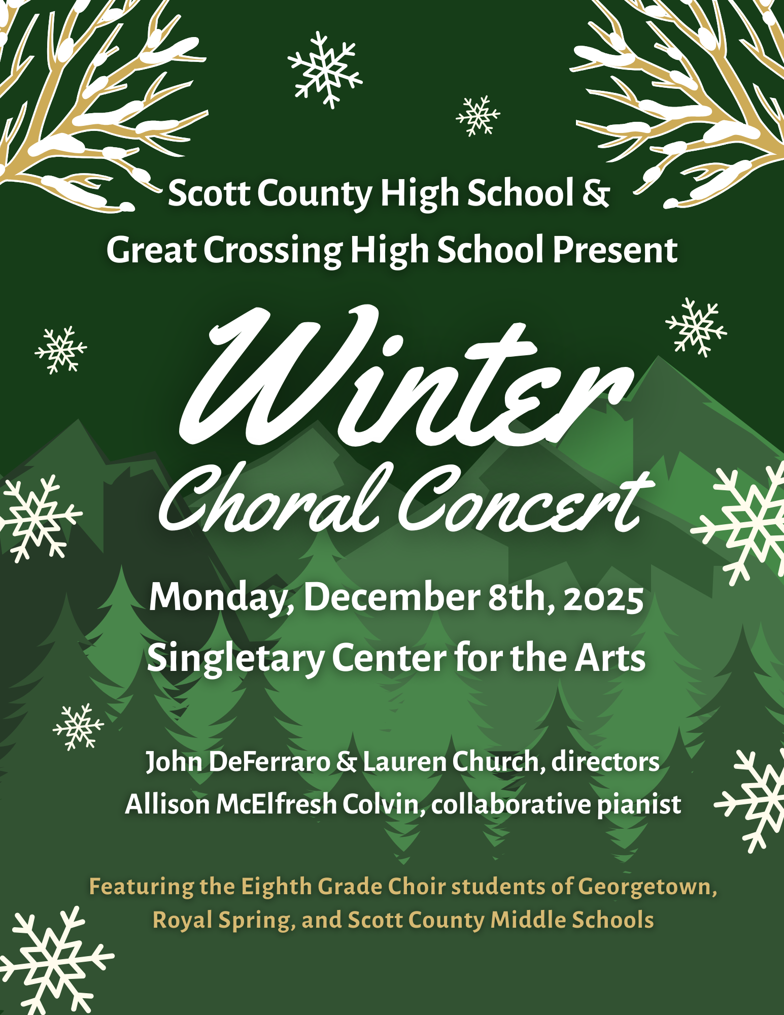 Scott County HS Winter Choral Concert