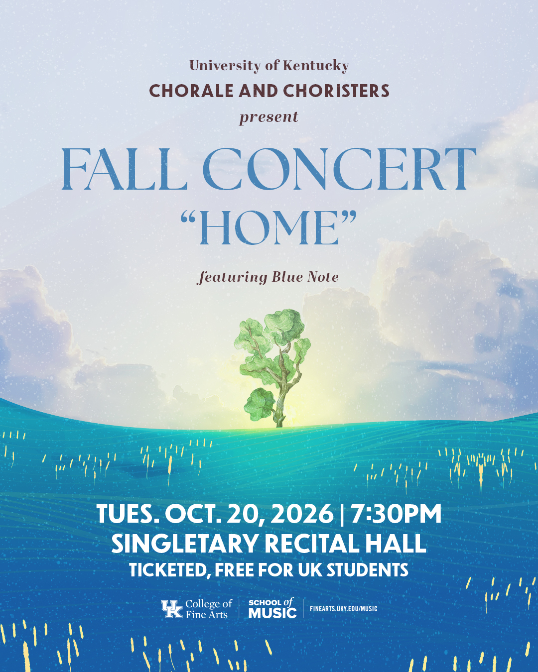 Fall Concert "Home" Chorale and Choristers graphic