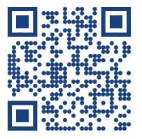 A QR code to create an account on MyTurn. Alternative directions are provided in text on the page.