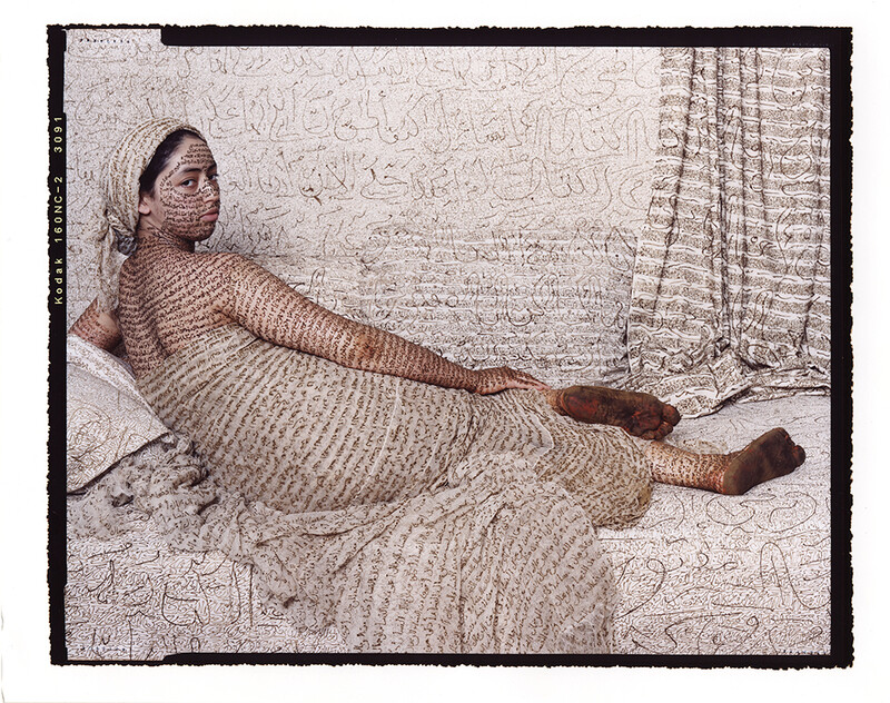 Lalla Essaydi, Les Femmes du Maroc: La Grande Odalisque, 2008, chromogenic print. 