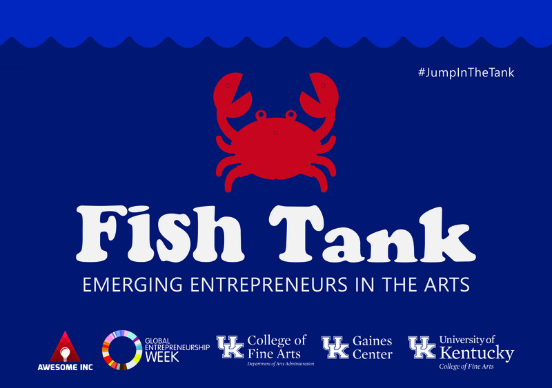 Poster image for Fish Tank showing a red crab against a blue backdrop with text details
