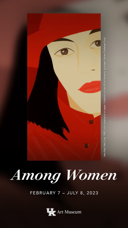 Alex Katz, Red Coat, 1983, color screenprint on paper. Collection of the UK Art Museum, purchase: Gaines Challenge Fund.