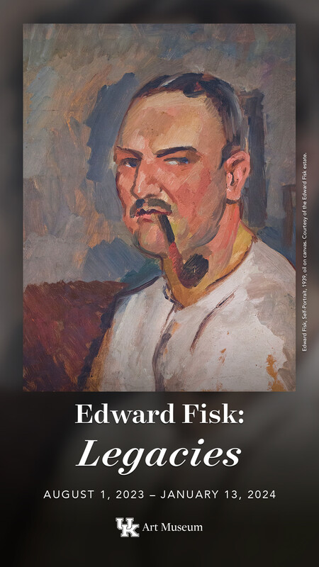 Edward Fisk, Self-Portrait, 1939, oil on canvas. Courtesy of the Edward Fisk estate.   