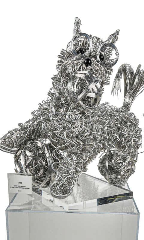 Sculpture in silver