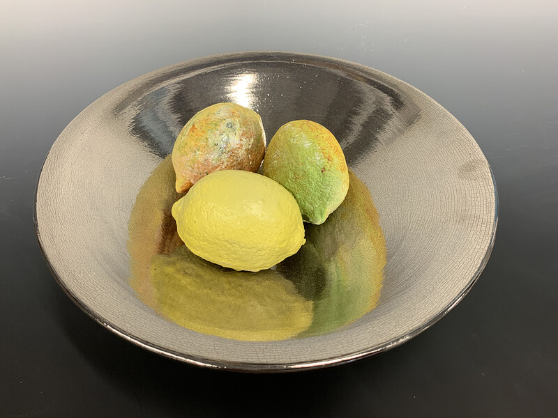 lemons on plate