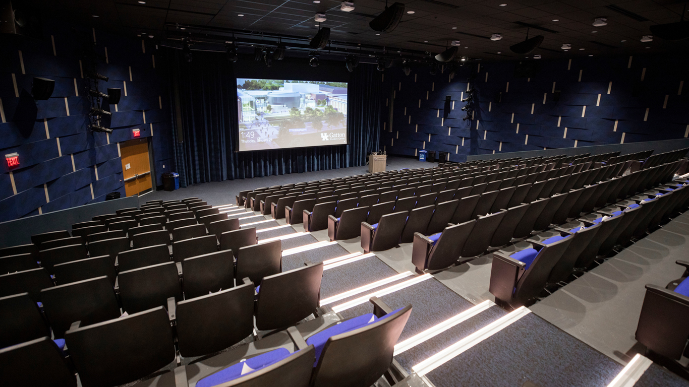 image of the Worsham Cinema at the Gatton Student Center