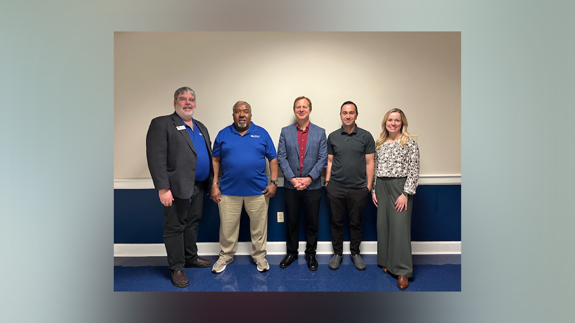 Image of Bobby Scroggins, Jason Dovel, Jonathan McFadden, and Martina Vasil with Dean Mark Shanda