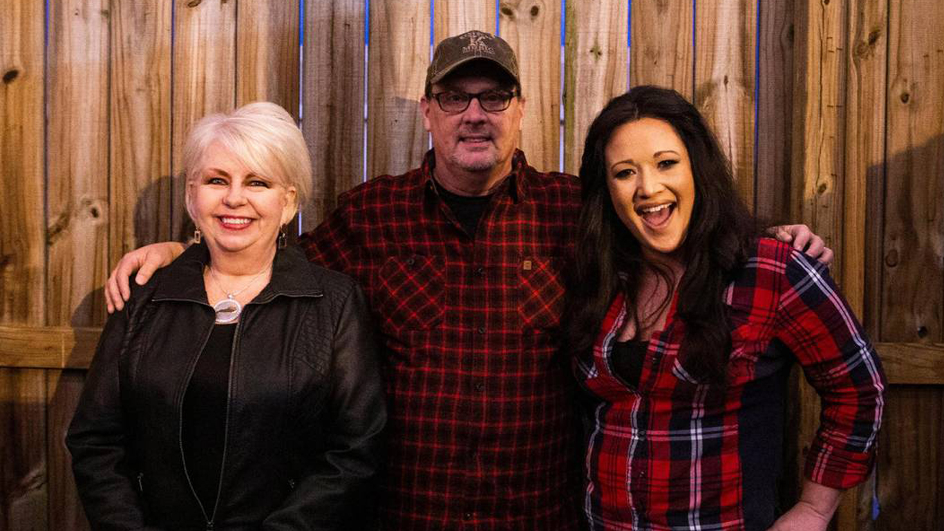 Image of Renee Cobb, her husband Warren Cobb, and co-host Rachel Crowe.