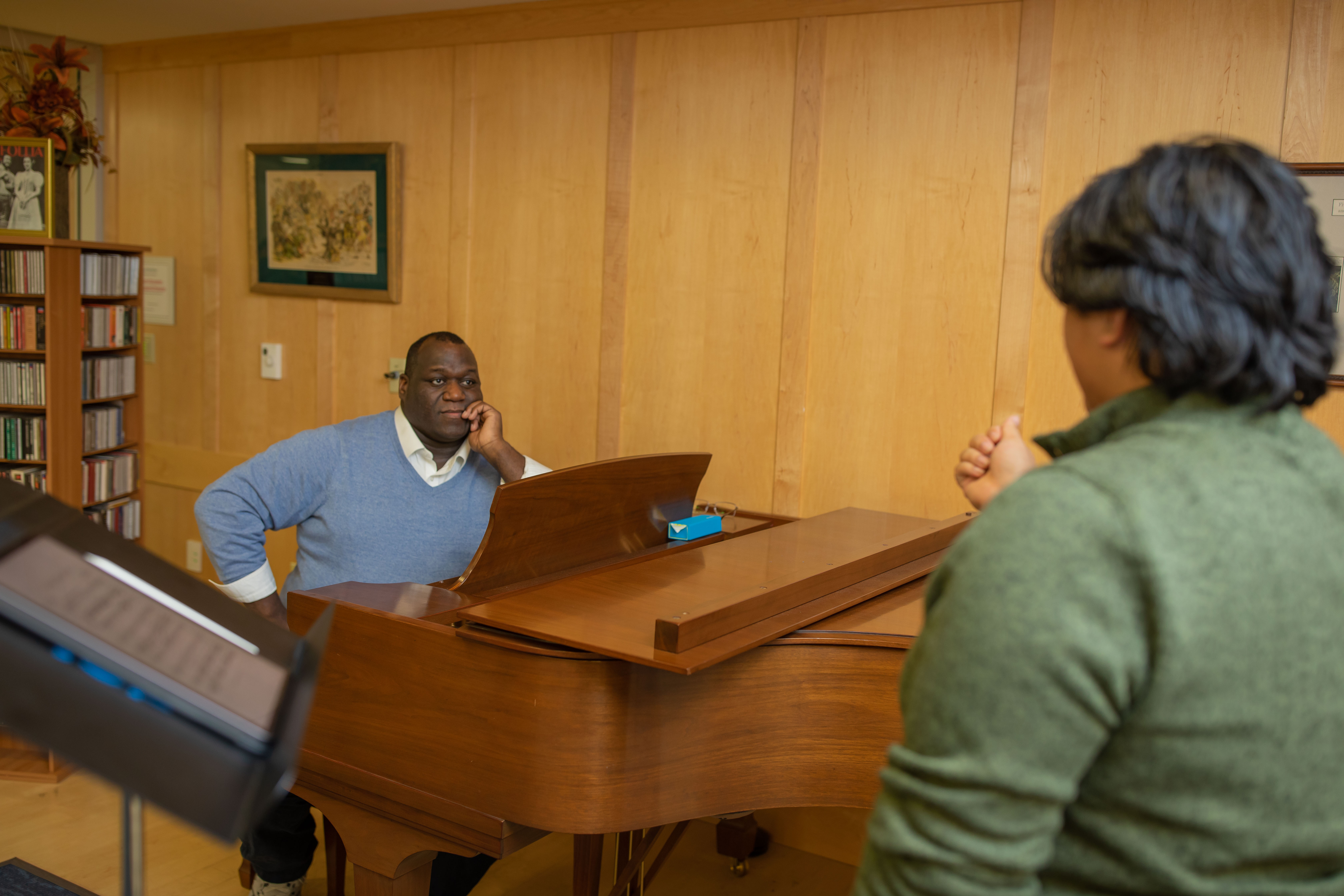 Reginald Smith Jr. at piano