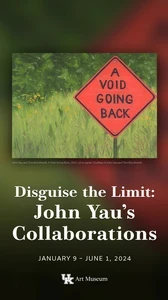 John Yau and Tom Burckhardt, A Void Going Back, 2022, oil on panel. Courtesy of John Yau and Tom Burckhardt.
