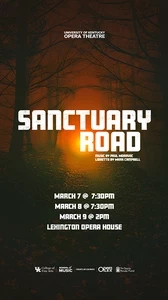 santuary road graphic with landscape, text replicated on page