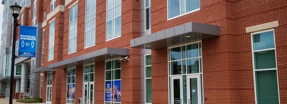 Exterior of Holmes Hall 