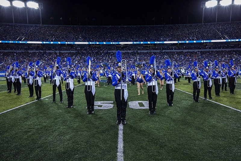 UK Marching Band on Kroger Field