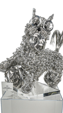 Sculpture in silver