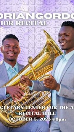 Picture of musician with tuba