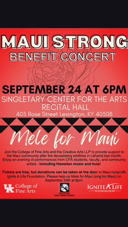 Maui Benefit Concert graphic
