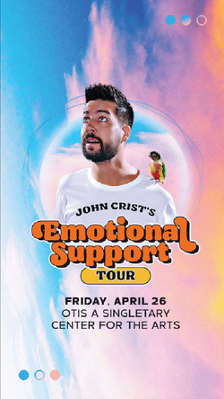 JOHN CRIST EMOTIONAL SUPPORT TOUR