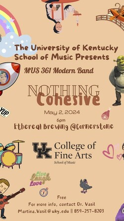 Poster for Nothing Cohesive Band Concert