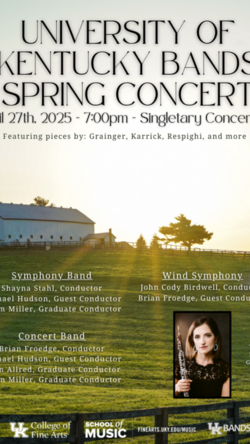 Poster for UK Band Combined Concert