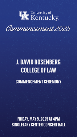 Rosenberg College of Law Commencement Ceremony