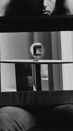 Duane Michals, Untitled from Alice’s Mirror, 1974, gelatin silver print. Collection of the UK Art Museum, purchase: The Robert C. May Photography Fund. 