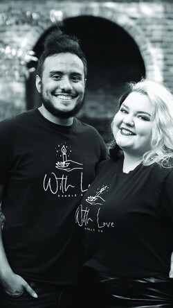 Tommy Townsend and Alexandra Burns founded With Love Candle Co.