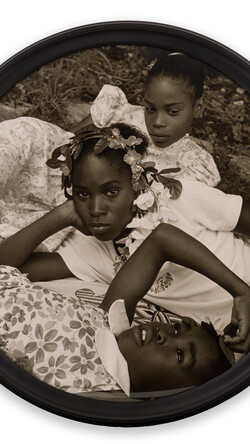 IMAGE: Carrie Mae Weems, Mayflowers from the series May Days Long Forgotten, 2002, chromogenic print. Collection of the UK Art Museum, purchase: The Robert C. May Photography Fund. 