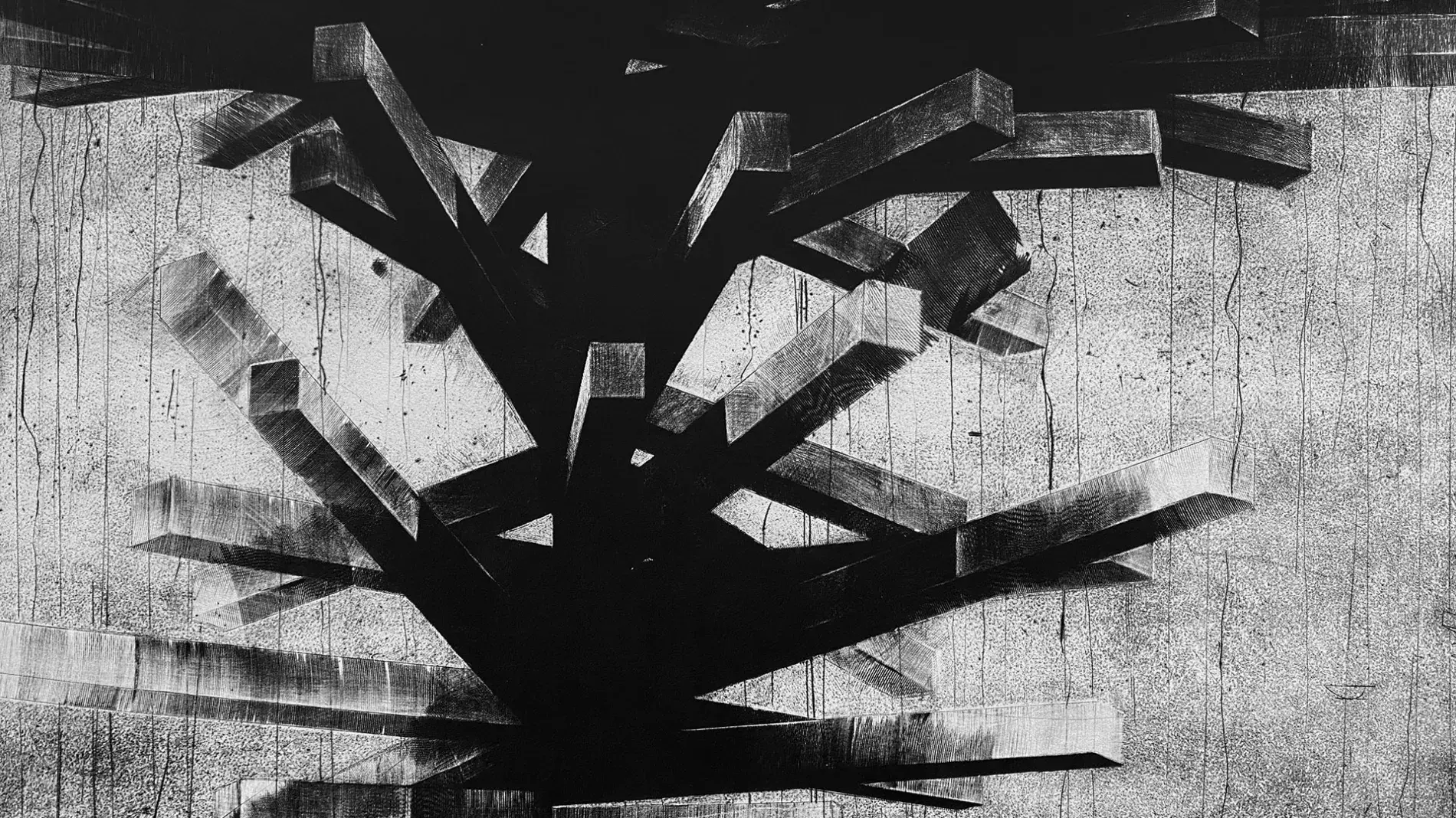 Art work by Tomasz Winiarski, from the Academy of Fine Arts in Krakow, Poland. The piece is part of the current exhibition, “Tropiciele/Pathfinders,” running now through Feb. 23.