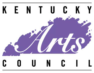 Kentucky Arts Council logo with Kentucky state outline in purple
