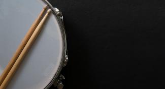 Close-up of drum