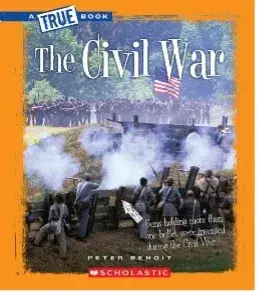 The Civil War text on orange book cover