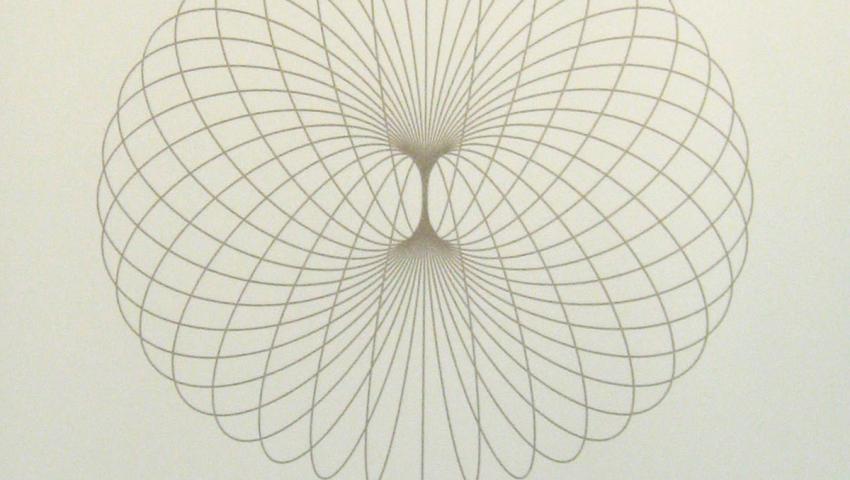 Agnes Denes, Untitled from Fragmentations, 1998, etching on paper. Collection of the UK Art Museum, gift of Werner H. Kramarsky.  