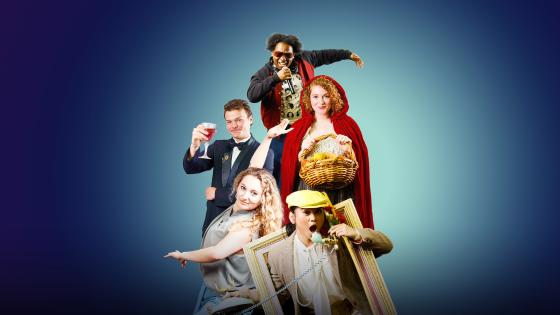 people in costume posed together