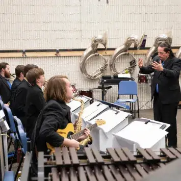 Osland has directed the acclaimed UK Jazz Ensemble for more than 30 years. Mark Cornelison | UK Photo.