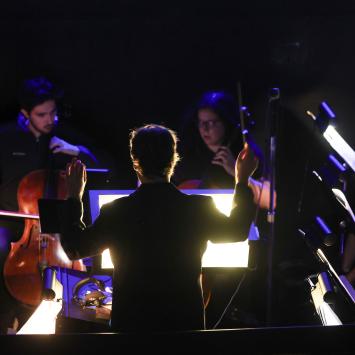 orchestra in pit