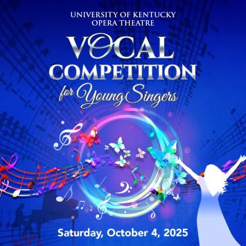 vocal music competition graphic in purple and blue