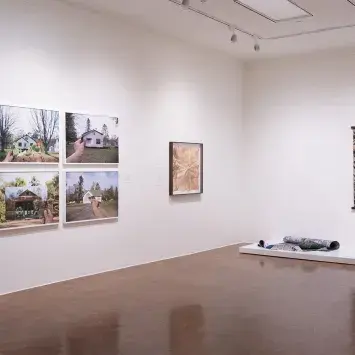 Clarissa Tossin exhibition on display at the Art Museum.